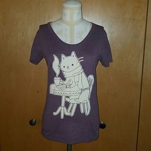 Cat cafe tee